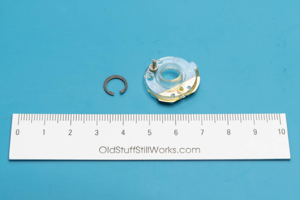 Canon A-1: Removal of mirror box - Parts removed in Step 3 of the removal process