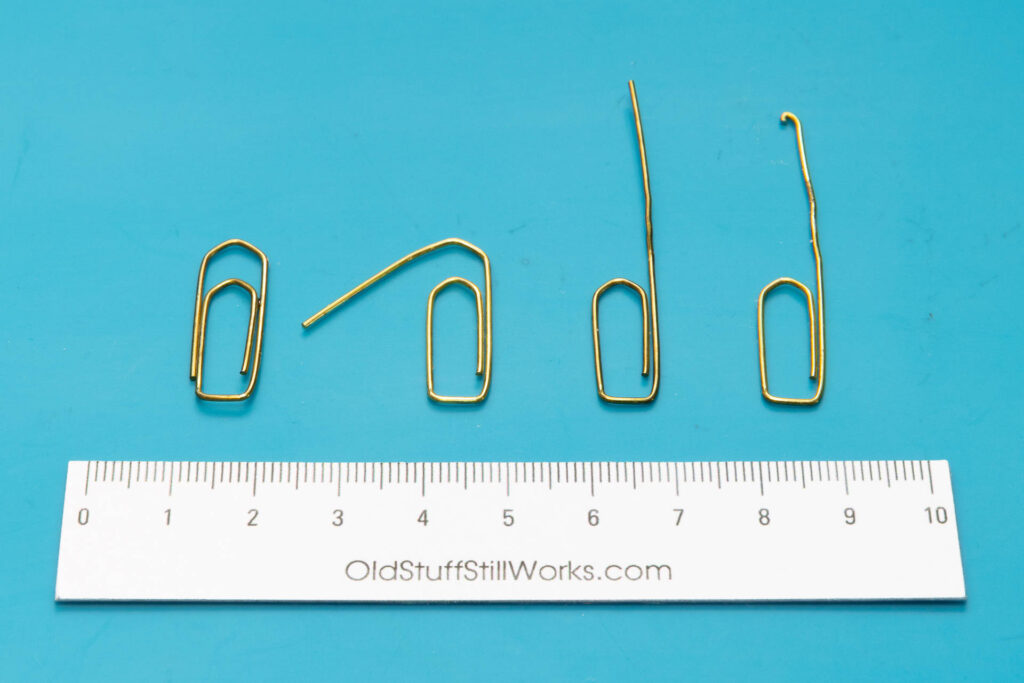 Canon A-1: How to Open the Back Cover - Creation of a DIY back cover opening tool, made from a 1" paper clip