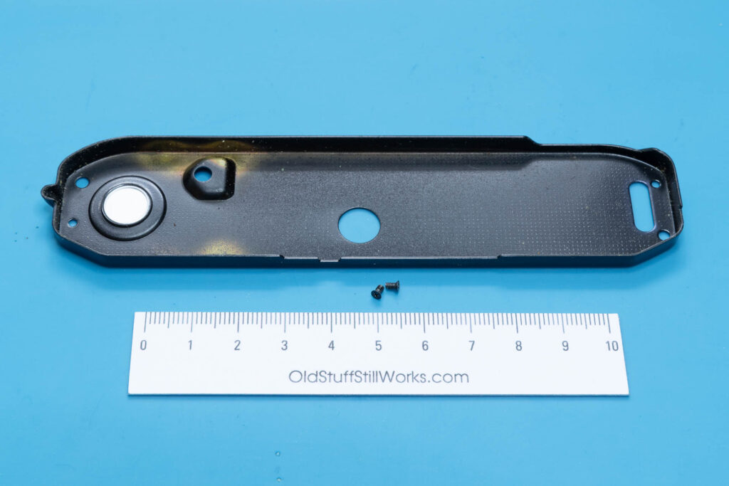 Canon A-1: Removal of bottom cover - Parts removed
