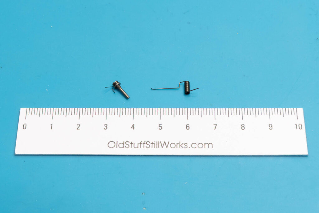 Canon A-1: Removal of mirror-control unit - Parts removed in Step 1