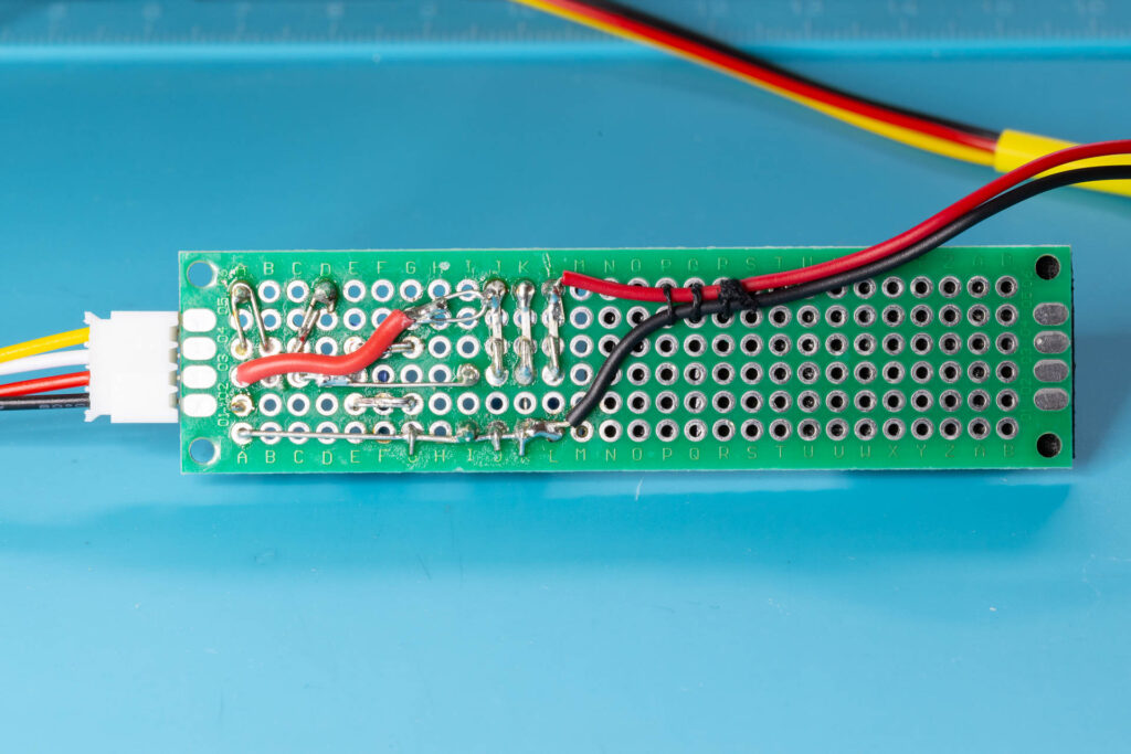 Solder side of magnetometer