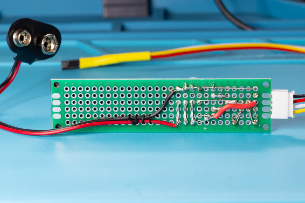 Solder side of magnetometer