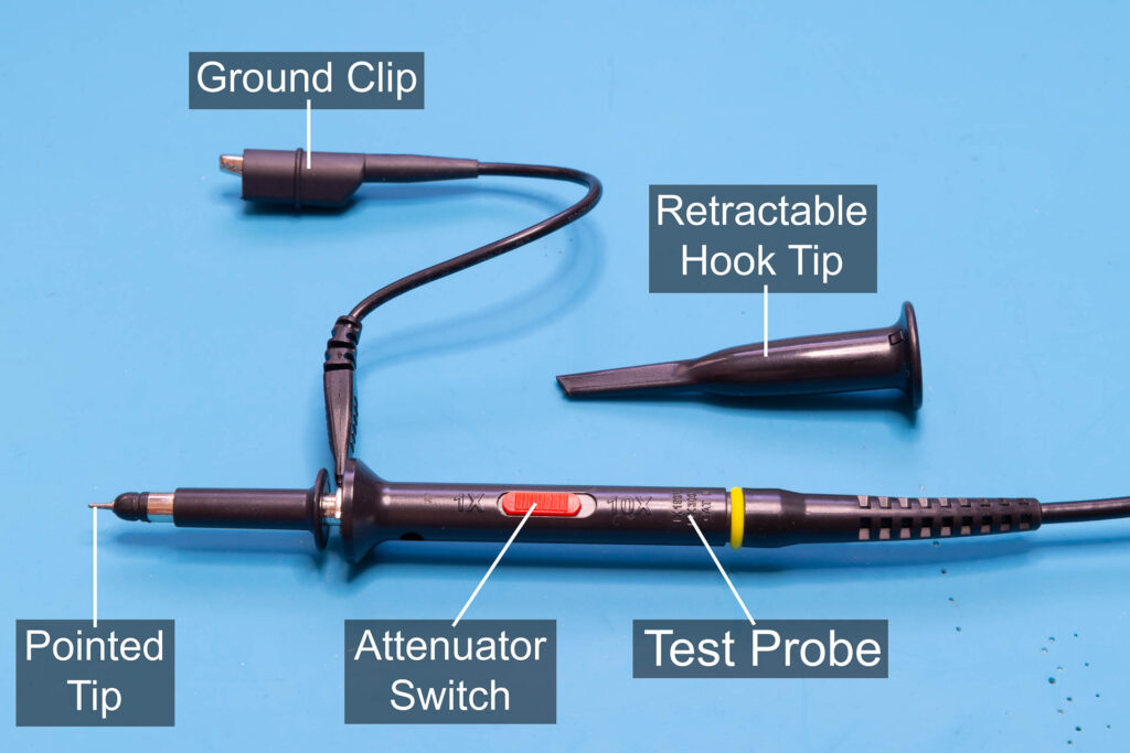 Components of a test probe
