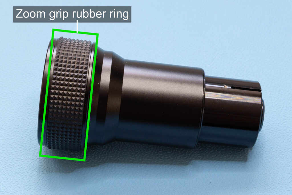 Elmo f1.2 25-50mm: Zoom grip rubber ring