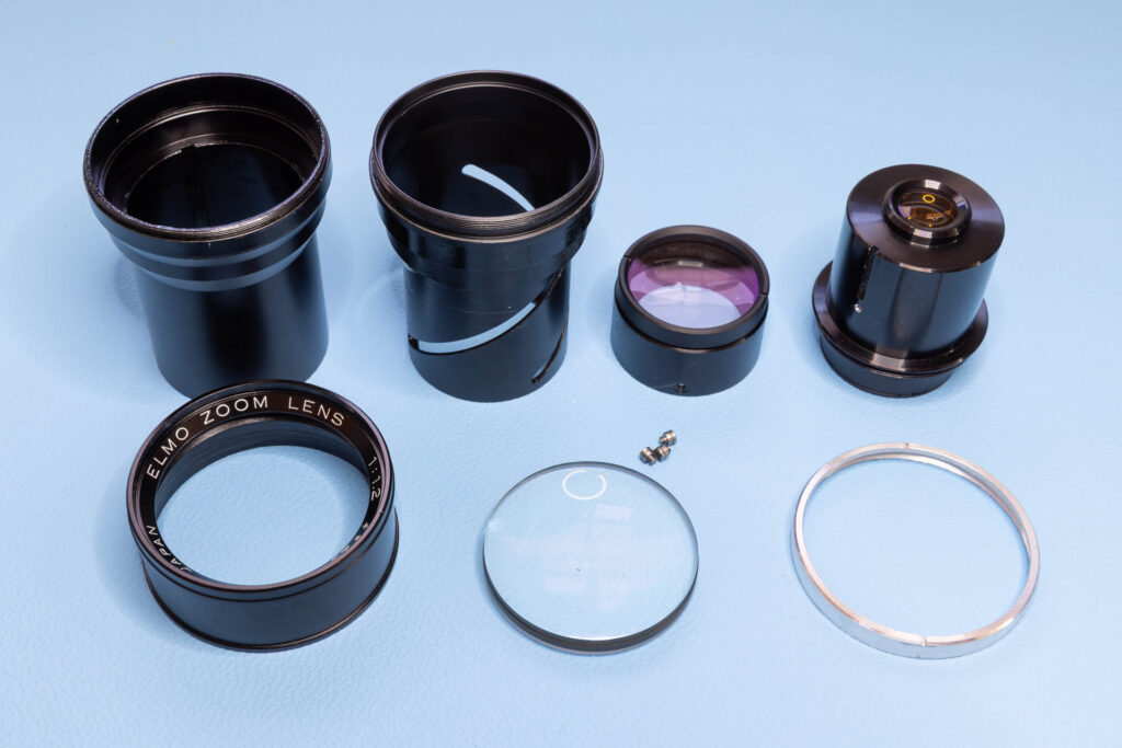 Elmo f1.2 25-50mm: Main components
